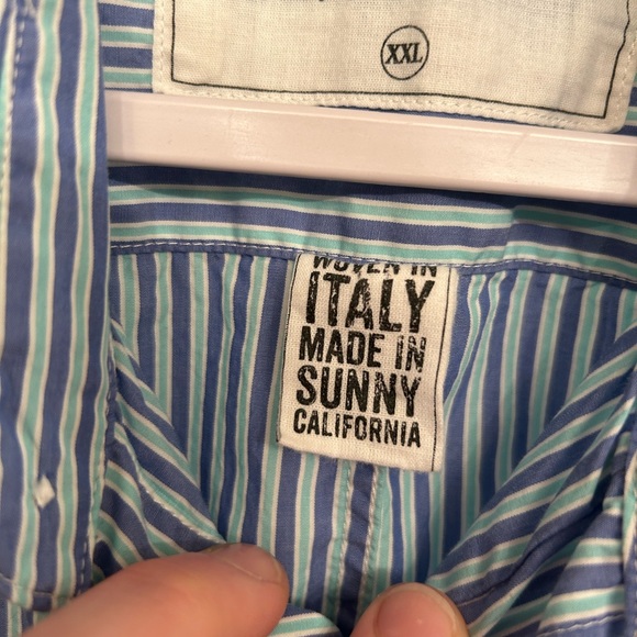 SOLD Frank and Eileen Pinstripe Button up Shirt - Picture 4 of 6